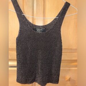 Carmen Marc Valvo Beaded Crochet Tank